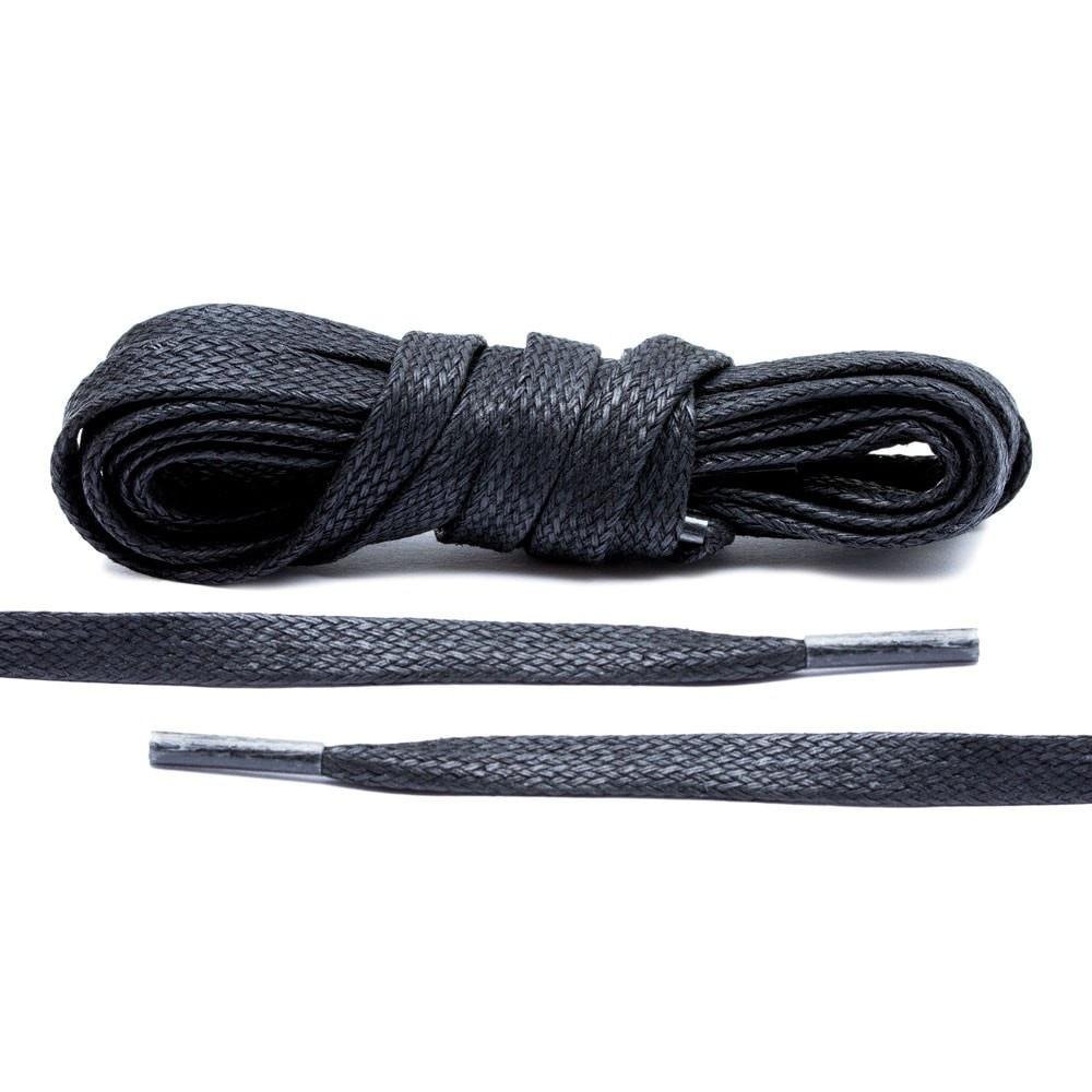 Black Waxed Shoe Laces – Sneaks And Laces