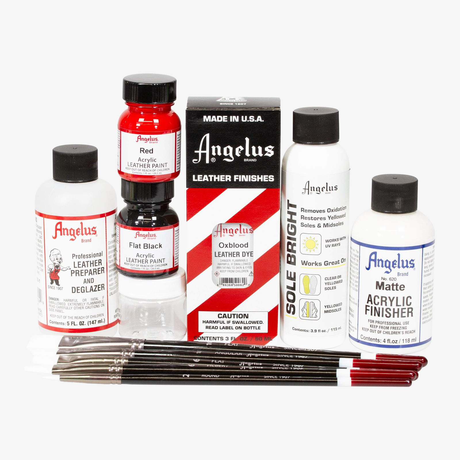 Angelus Acyrlic Leather Paint Kit 1 oz.