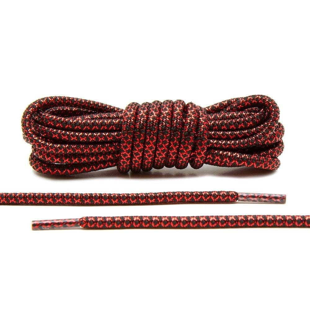 Metallic Red/Black Rope Laces – Sneaks 